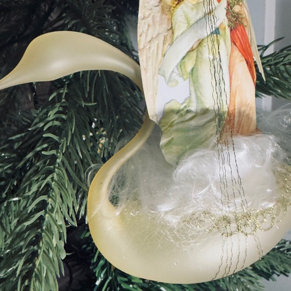NEW Inge Glas Limited Edition Victorian Swan- German Glass Christmas Ornament - Picture 9 of 15
